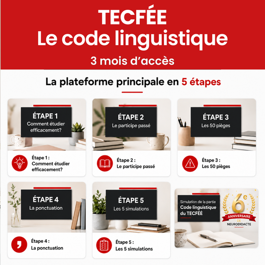 TECFÉE | Code linguistique | 3 mois