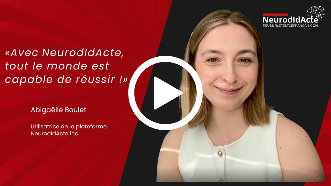 Charger la vidéo : Témoignage d&#39;Abigaëlle